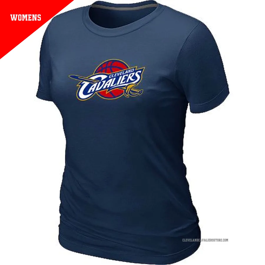 Cleveland Cavaliers Navy Women's Big & Tall Primary Logo T-Shirt -