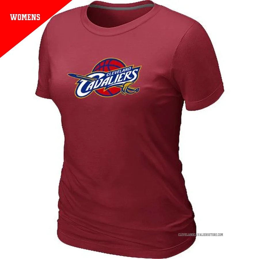 Cleveland Cavaliers Red Women's Big & Tall Primary Logo T-Shirt -