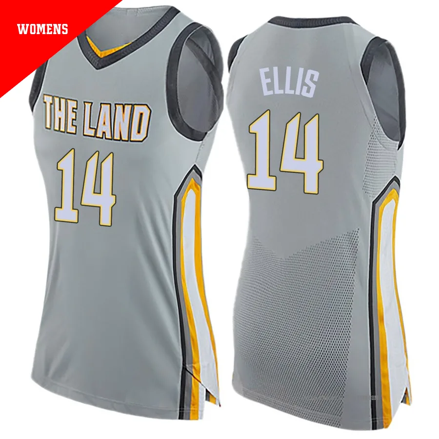 Keon Ellis ＃14 Cleveland Cavaliers Swingman Gray Women's Jersey - City Edition