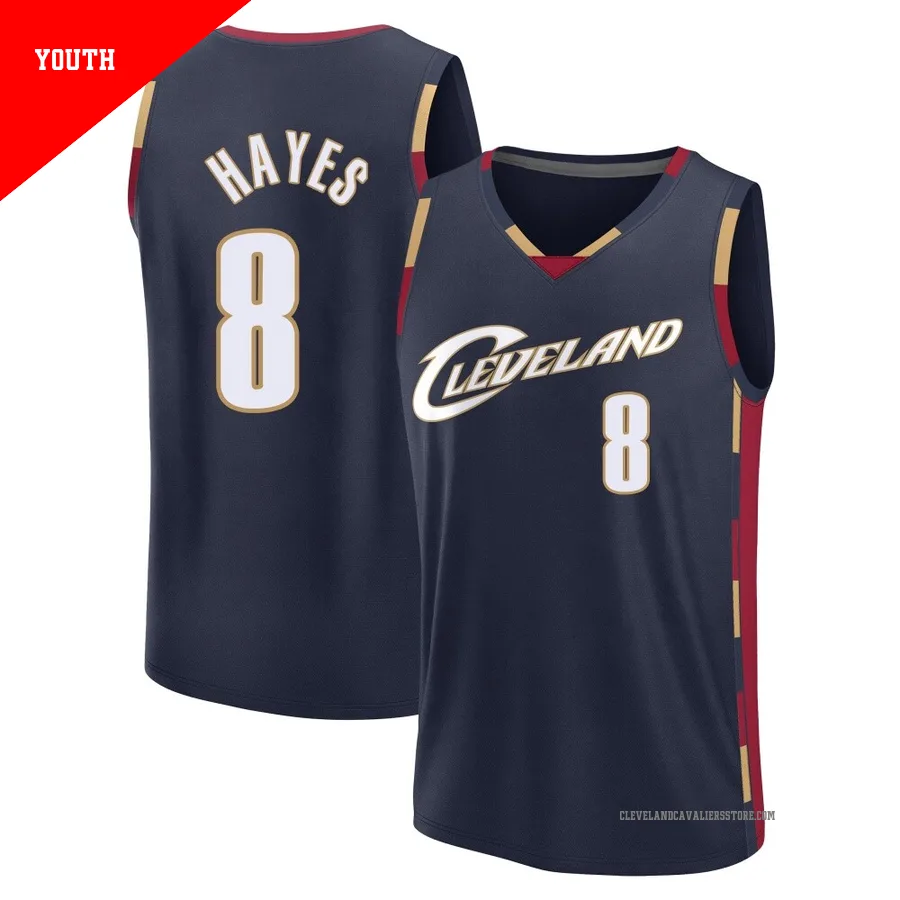 Killian Hayes ＃8 Cleveland Cavaliers Navy Youth Fast Break Classic Edition Jersey