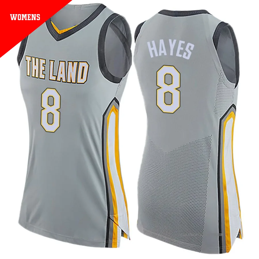Killian Hayes ＃8 Cleveland Cavaliers Swingman Gray Women's Jersey - City Edition