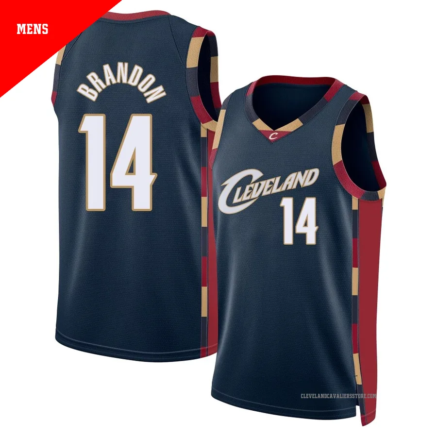 Terrell Brandon ＃14 Cleveland Cavaliers Swingman Navy Men's Classic Edition Jersey
